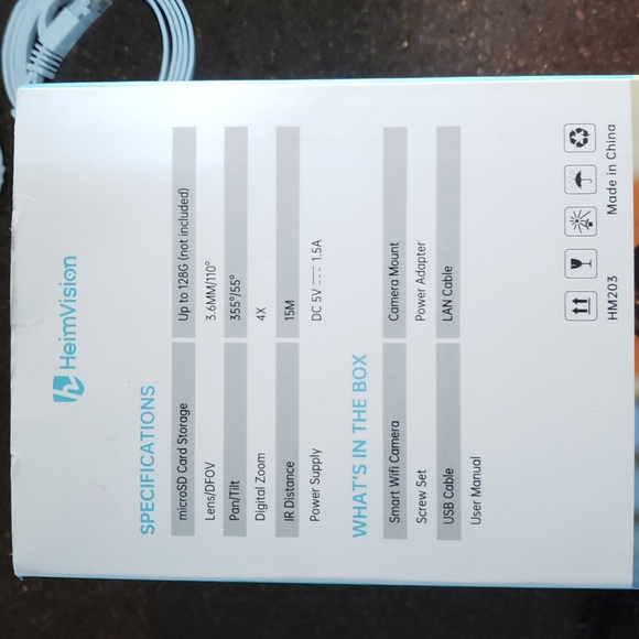 HeimVision HM203 HD Smart Wifi Camera - Picture 6 of 7